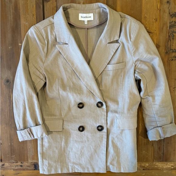 Joanie Linen Blend Blazer - Picture 2 of 6